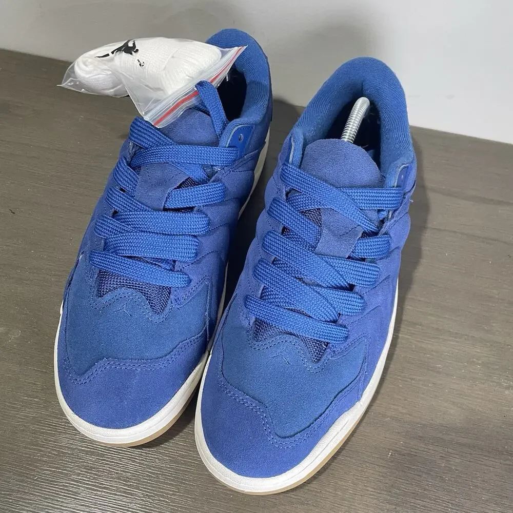 Nike Jordan Mens Size 11.5 Shoes NEW Session Suede IB3731-400 Storm Blue Gum
